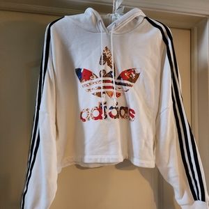 Cropped Adidas Hoodie
